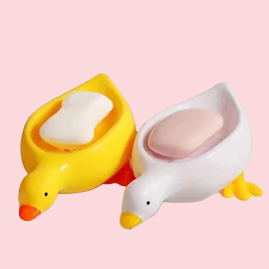 Duck Shape Soap Holder - Pack of 2