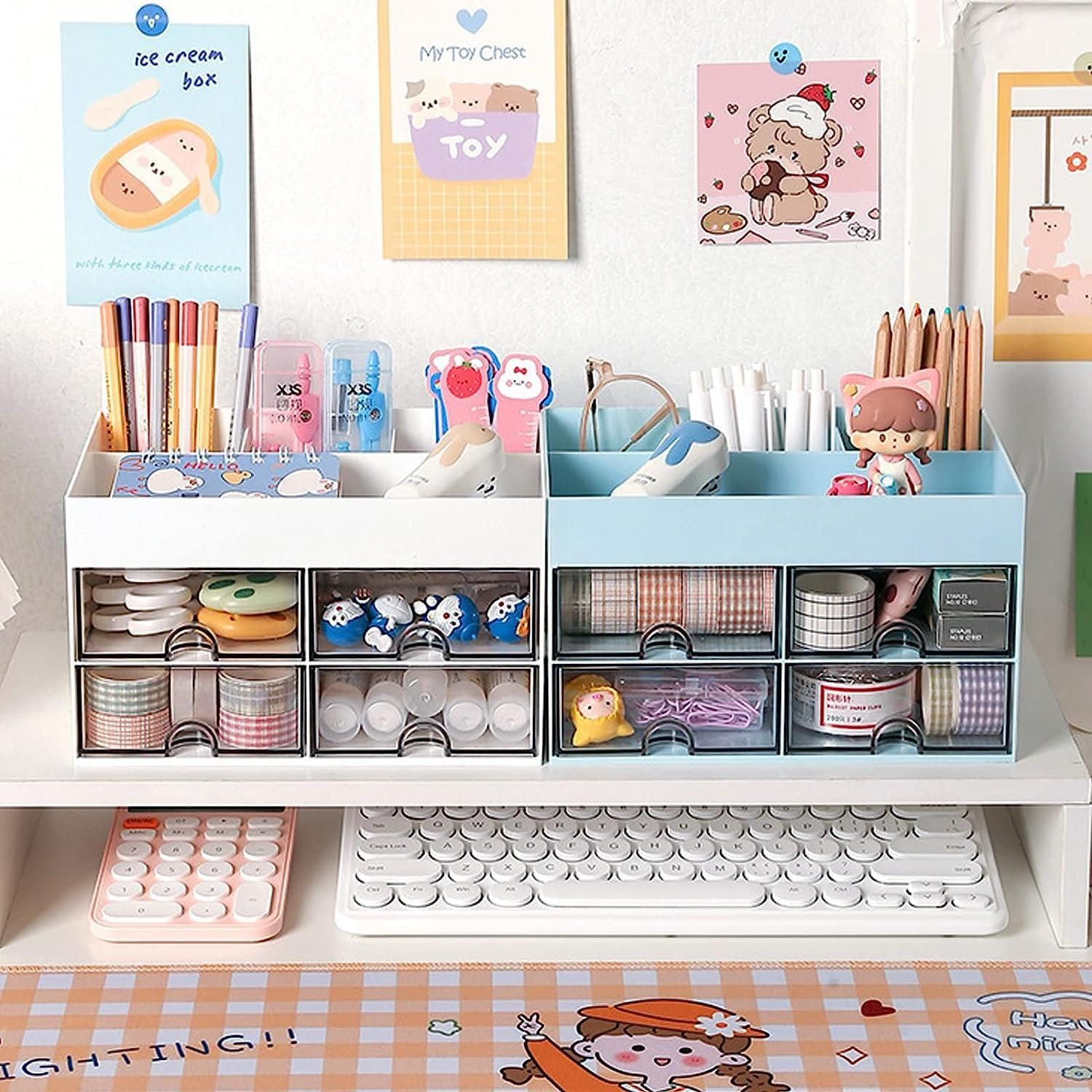 Multi-Functional Desk Organizer With Drawers