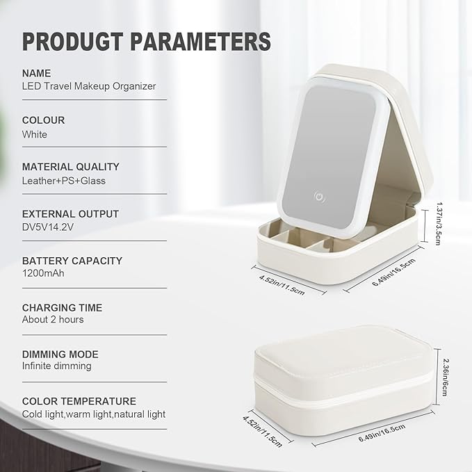 MINI VANITY LED MAKEUP BOX 🪞