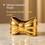 Elegant Bow Shaped Organizer for Makeup Accessories