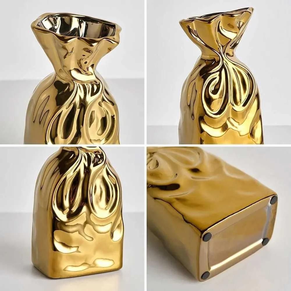 Electroplated Ceramic Vase