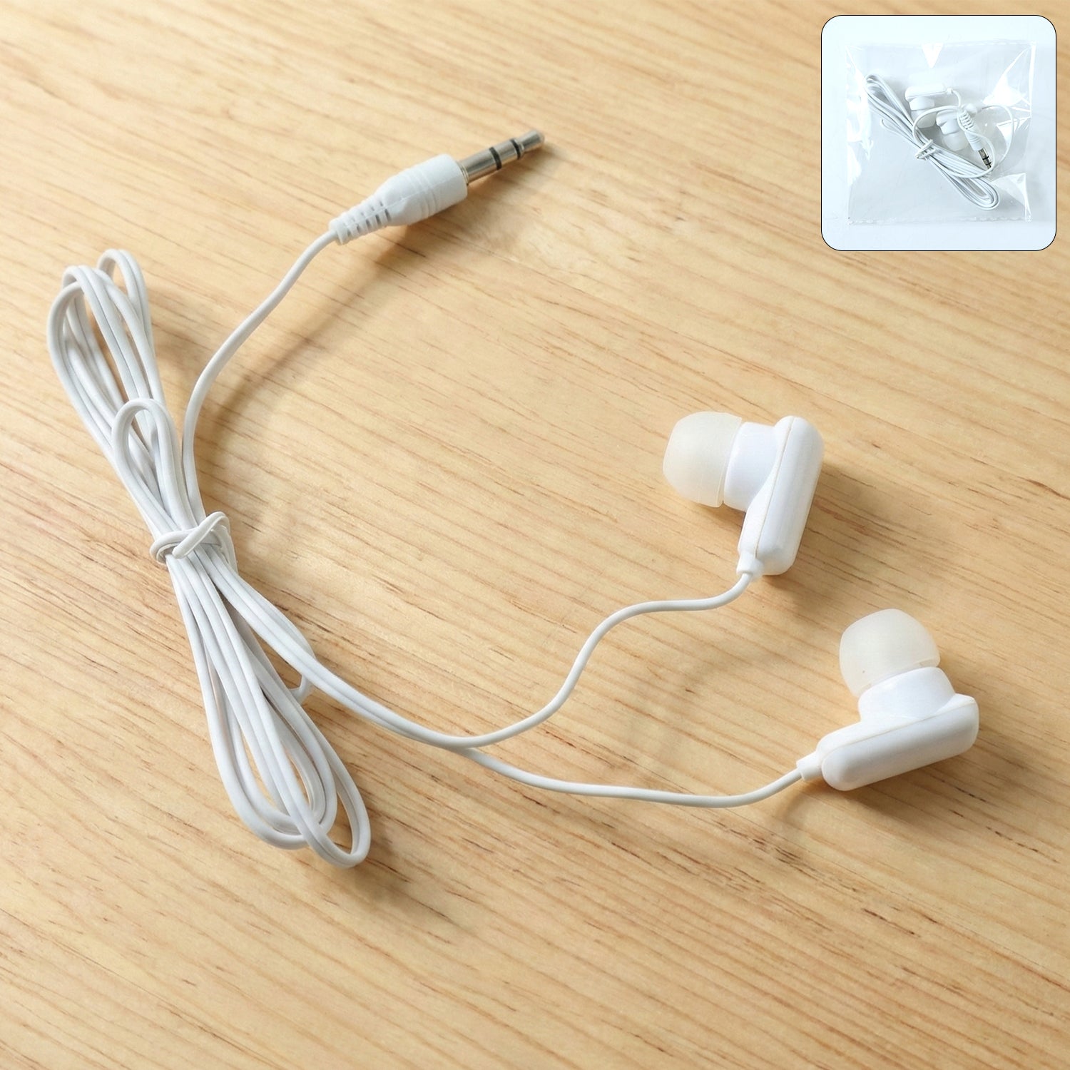 Classic Wired In-ear Earphones With 3.5mm Audio Jack (1 Pc)